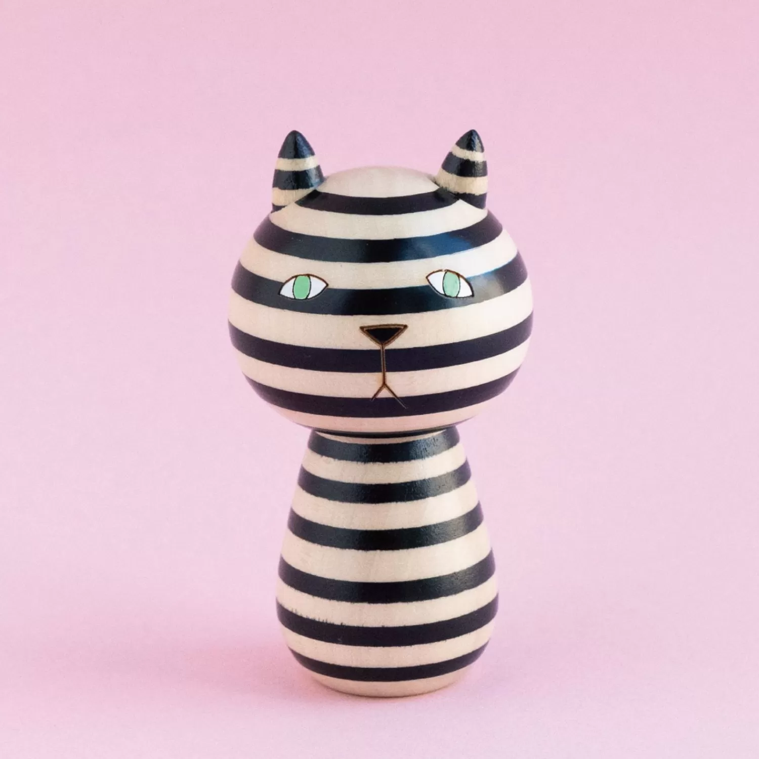 Donna Wilson Bambola Kokeshi Gatto Mono | Bambole E Figurine Da Collezione