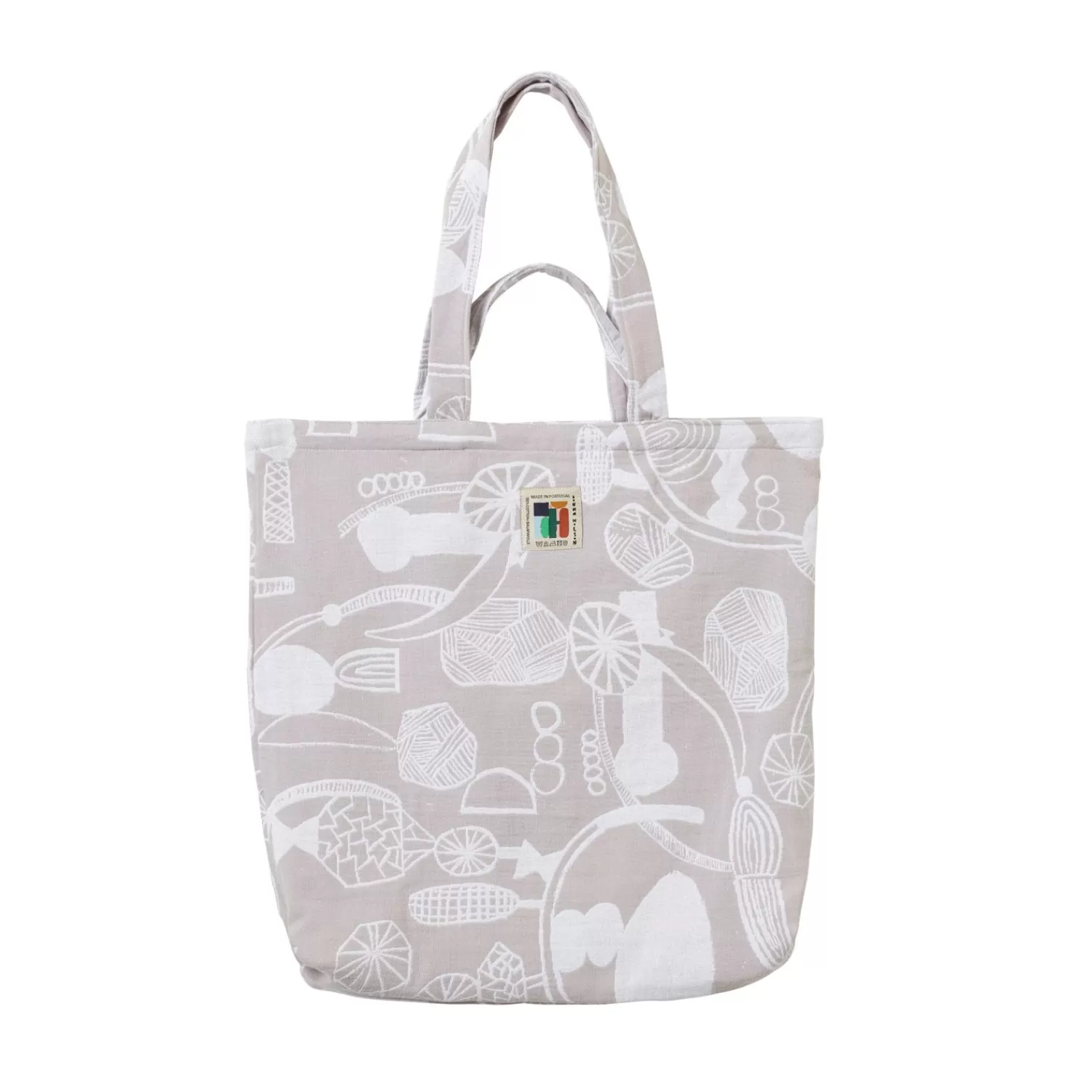 Donna Wilson Borsa Tote In Tessuto Doodle Dance | Borse E Portamonete