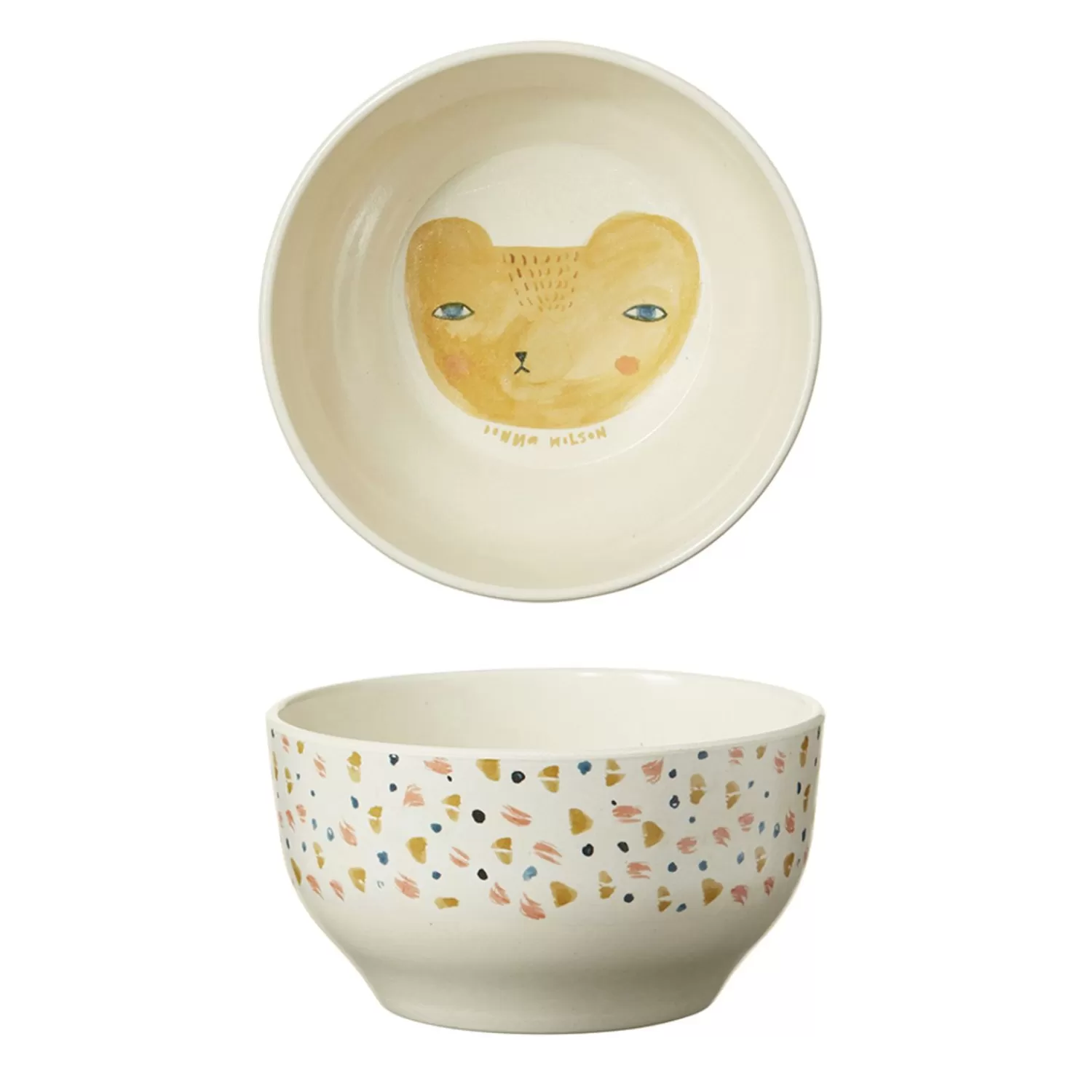 Donna Wilson Ciotola In Bambu Bear Spot - Pochi Secondi | Ceramiche E Stoviglie