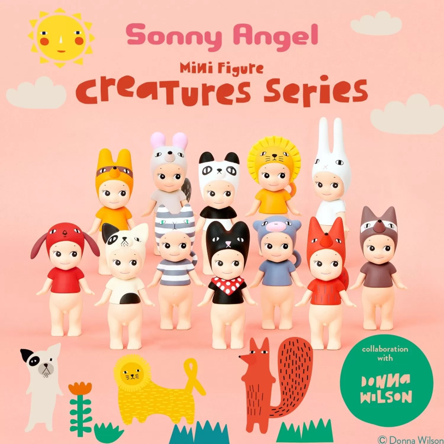 Donna Wilson Sonny Angel X Serie Creature | Bambole E Figurine Da Collezione